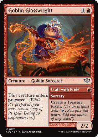 Image of Goblin Glasswright (SOS-117) - Secrets of Strixhaven