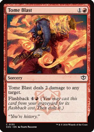 Image of Tome Blast (SOS-135) - Secrets of Strixhaven
