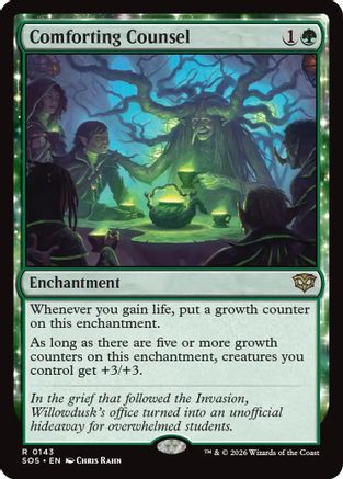 Image of Comforting Counsel (SOS-143) - Secrets of Strixhaven