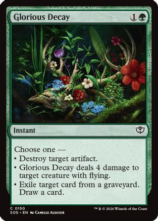 Image of Glorious Decay (SOS-150) - Secrets of Strixhaven