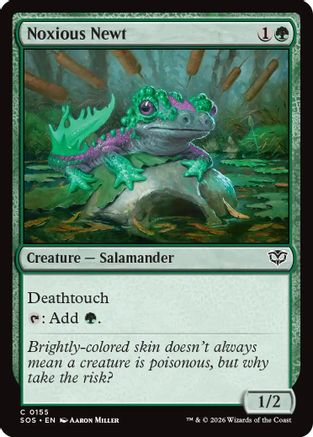 Image of Noxious Newt (SOS-155) - Secrets of Strixhaven
