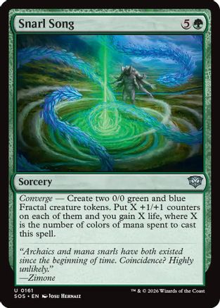 Image of Snarl Song (SOS-161) - Secrets of Strixhaven Foil
