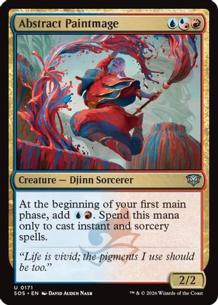 Image of Abstract Paintmage (SOS-171) - Secrets of Strixhaven