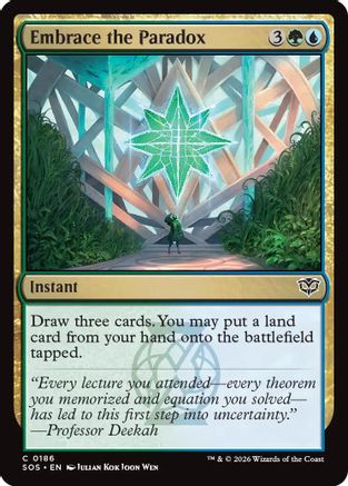 Image of Embrace the Paradox (SOS-186) - Secrets of Strixhaven