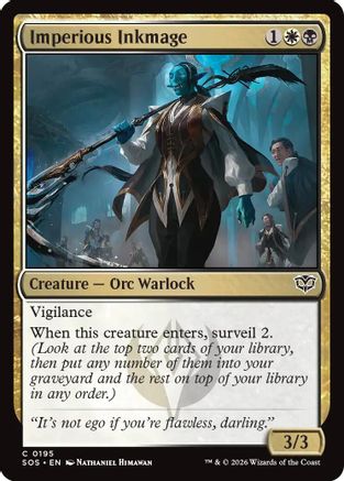 Image of Imperious Inkmage (SOS-195) - Secrets of Strixhaven
