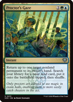 Image of Proctor's Gaze (SOS-213) - Secrets of Strixhaven Foil