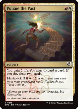 Image of Pursue the Past (SOS-216) - Secrets of Strixhaven Foil