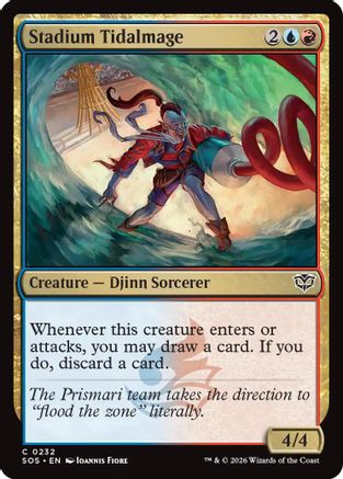 Image of Stadium Tidalmage (SOS-232) - Secrets of Strixhaven Foil