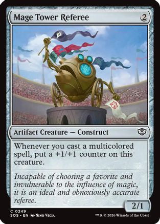 Image of Mage Tower Referee (SOS-249) - Secrets of Strixhaven Foil