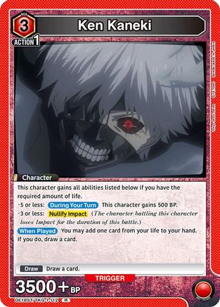 Image of Ken Kaneki (112) (UE18ST/TKG-1-112) - UE18ST Tokyo Ghoul Starter Deck Foil