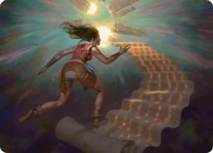 Image of Pursue the Past Art Card (ASSOS-022) - Art Series: Secrets of Strixhaven