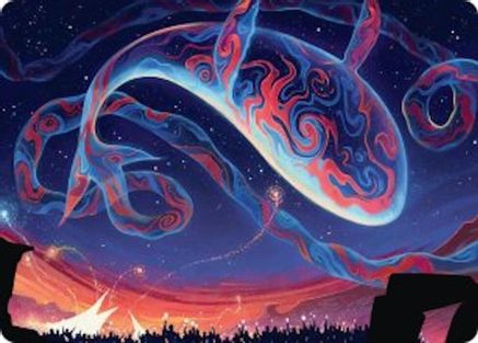 Image of Spectacular Skywhale Art Card (ASSOS-024) - Art Series: Secrets of Strixhaven