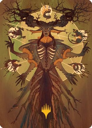 Image of Culling Ritual Art Card (Gold-Stamped Planeswalker Symbol) (ASSOS-048) - Art Series: Secrets of Strixhaven