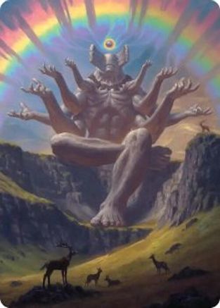 Image of Transcendent Archaic Art Card (ASSOS-001) - Art Series: Secrets of Strixhaven