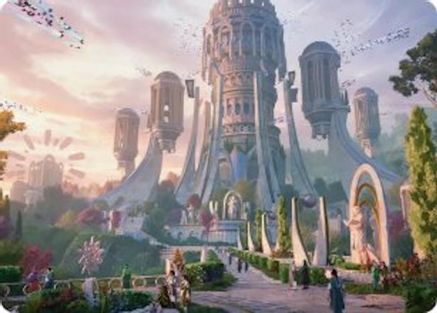 Image of Command Tower Art Card (ASSOS-039) - Art Series: Secrets of Strixhaven