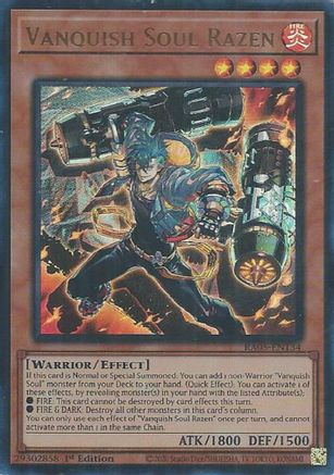 Image of Vanquish Soul Razen (Ultra Rare) (RA05-EN134) - Rarity Collection 5 1st Edition