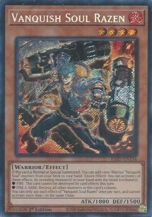 Image of Vanquish Soul Razen (Secret Rare) (RA05-EN134) - Rarity Collection 5 1st Edition