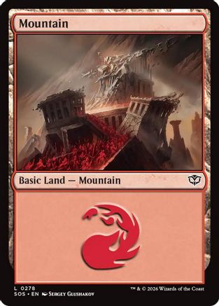 Image of Mountain (0278) (SOS-278) - Secrets of Strixhaven