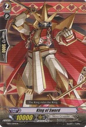 King of Sword (TRIAL DECK 3: GOLDEN MECHANICAL SOLDIER)