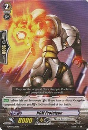 NGM Prototype (TRIAL DECK 3: GOLDEN MECHANICAL SOLDIER)