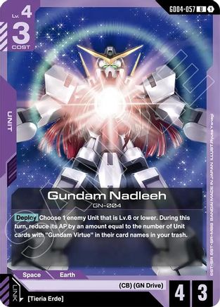 Image of Gundam Nadleeh (GD04-057) - Phantom Aria