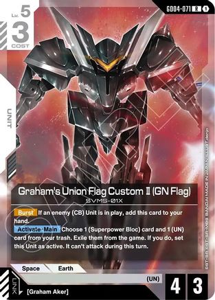 Image of Graham's Union Flag Custom II (GN Flag) (GD04-071) - Phantom Aria Holofoil