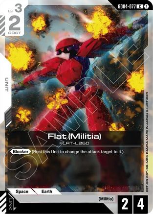 Image of Flat (Militia) (GD04-077) - Phantom Aria