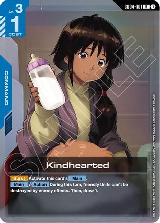 Image of Kindhearted (GD04-101) - Phantom Aria Holofoil