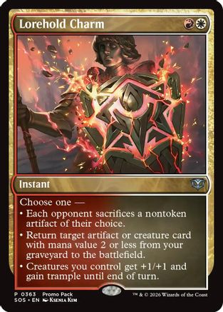 Image of Lorehold Charm (PPSOS-363) - Promo Pack: Secrets of Strixhaven