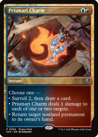 Image of Prismari Charm (PPSOS-364) - Promo Pack: Secrets of Strixhaven Foil