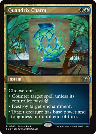 Image of Quandrix Charm (PPSOS-365) - Promo Pack: Secrets of Strixhaven