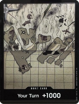 Image of DON!! Card (Sky Island Map) (Double Pack Set Vol. 10) - Adventure on Kami's Island Foil