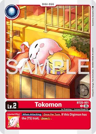 Image of Tokomon (BT25-001) - Dual Revolution