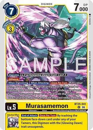 Image of Murasamemon (BT25-041) - Dual Revolution Foil