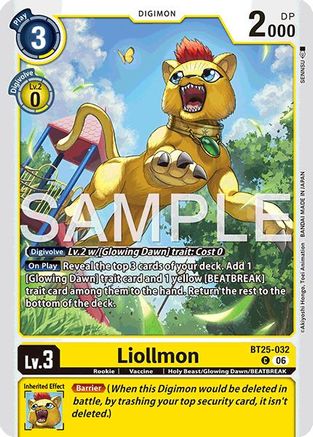 Image of Liollmon (BT25-032) - Dual Revolution