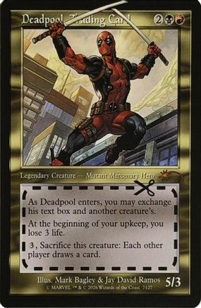 Image of Deadpool, Trading Card (7127) (SLD-7127) - Secret Lair Drop Series