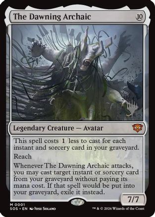 Image of The Dawning Archaic (PPSOS-001) - Promo Pack: Secrets of Strixhaven Foil