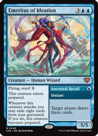 Image of Emeritus of Ideation (PPSOS-045) - Promo Pack: Secrets of Strixhaven Foil