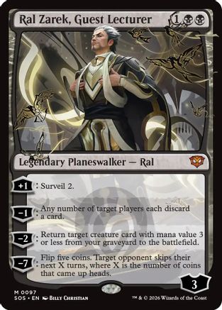Image of Ral Zarek, Guest Lecturer (PPSOS-097) - Promo Pack: Secrets of Strixhaven