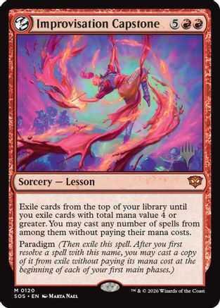 Image of Improvisation Capstone (PPSOS-120) - Promo Pack: Secrets of Strixhaven Foil