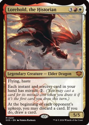 Image of Lorehold, the Historian (PPSOS-201) - Promo Pack: Secrets of Strixhaven Foil