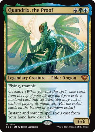 Image of Quandrix, the Proof (PPSOS-218) - Promo Pack: Secrets of Strixhaven Foil