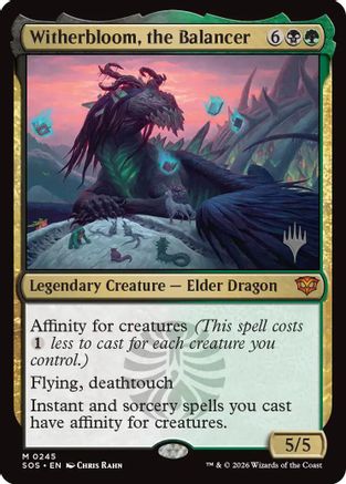 Image of Witherbloom, the Balancer (PPSOS-245) - Promo Pack: Secrets of Strixhaven Foil