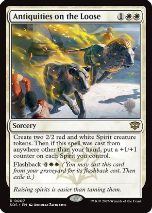 Image of Antiquities on the Loose (PPSOS-007) - Promo Pack: Secrets of Strixhaven Foil