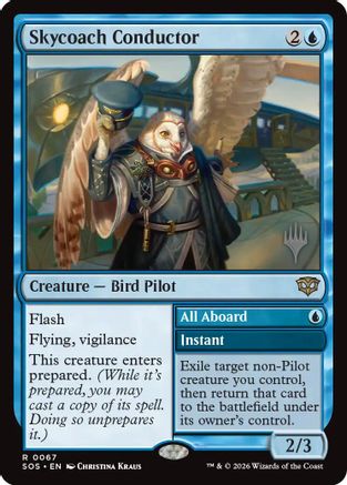 Image of Skycoach Conductor (PPSOS-067) - Promo Pack: Secrets of Strixhaven