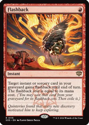 Image of Flashback (PPSOS-115) - Promo Pack: Secrets of Strixhaven