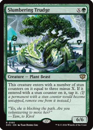 Image of Slumbering Trudge (PPSOS-160) - Promo Pack: Secrets of Strixhaven