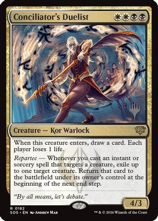 Image of Conciliator's Duelist (PPSOS-182) - Promo Pack: Secrets of Strixhaven Foil