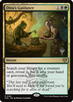 Image of Dina's Guidance (PPSOS-184) - Promo Pack: Secrets of Strixhaven Foil