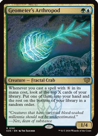 Image of Geometer's Arthropod (PPSOS-191) - Promo Pack: Secrets of Strixhaven